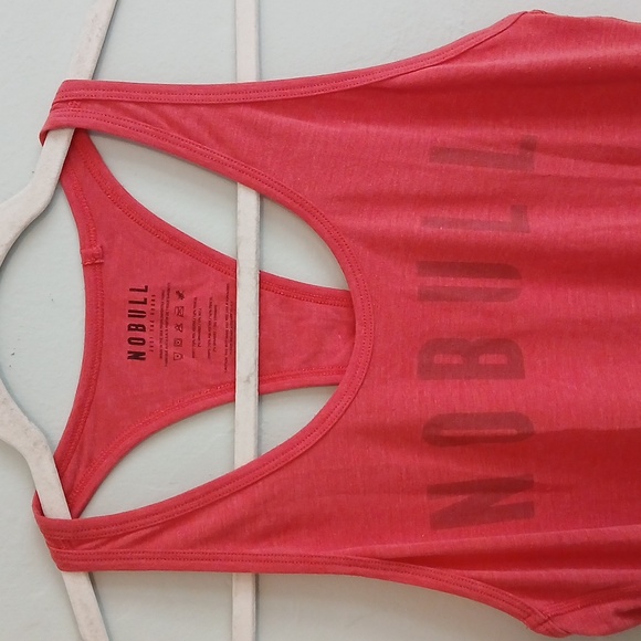 NOBULL Women's Red Tank Top With Logo Size Medium - Picture 2 of 5